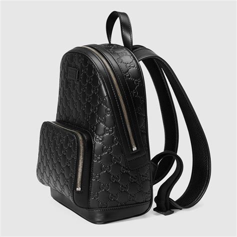 authentic leather gucci backpack|gucci signature leather backpack.